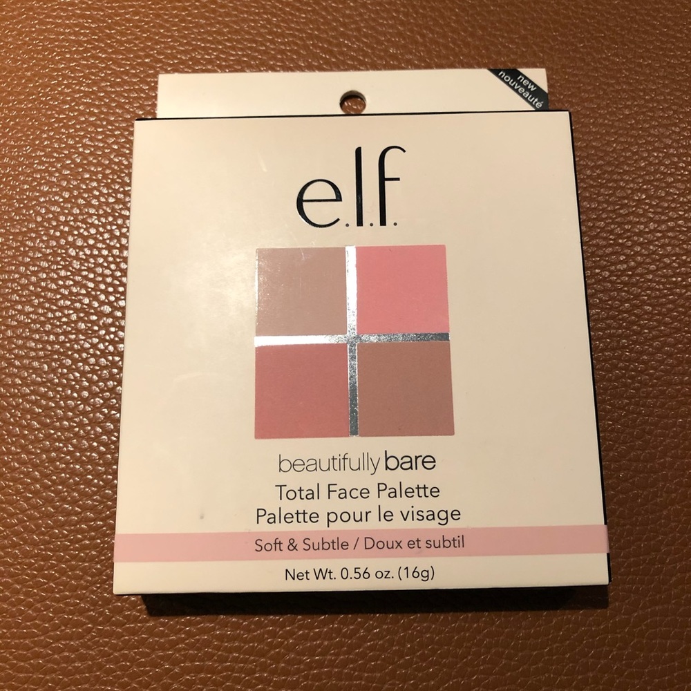 Brand new Elf beautifully bare total face palette